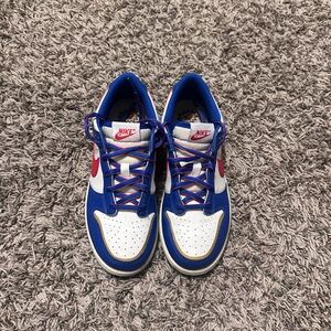 Nike Kids Dunks in Blue and White
